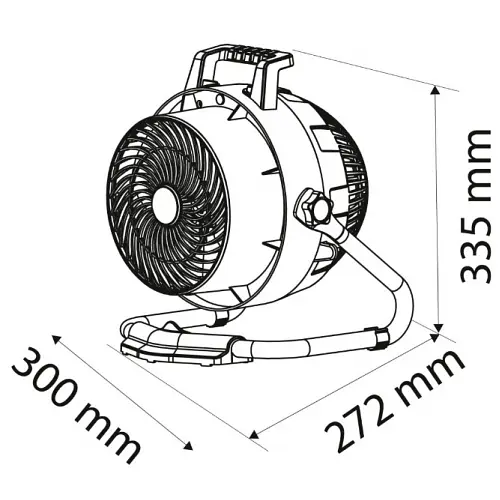 Тепловентилятор Neo Tools 2,4 кВт (90-071) цифрове регулювання - фото 5