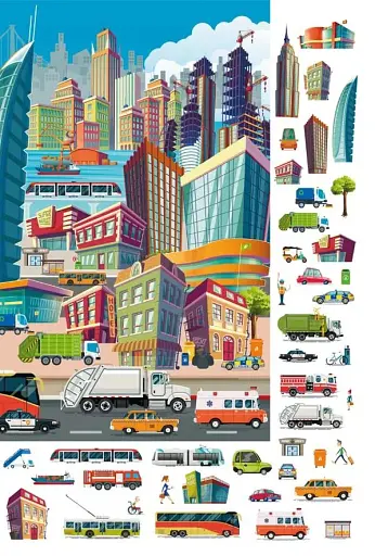 Книга-картонка Великий віммельбух. Транспорт - фото 8