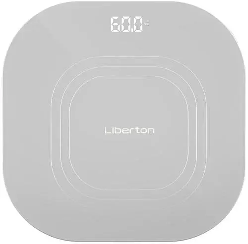 Ваги підлогові Liberton LBS-0814 SMART, Grey, LCD-дисплей, синхронизація по Bluetooth