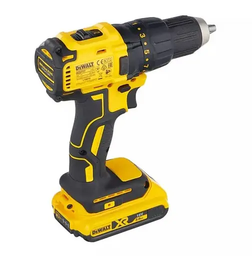 Дрель-шуруповерт аккумуляторный DeWalt с АКБ и ЗП DCD777D2T - фото 3