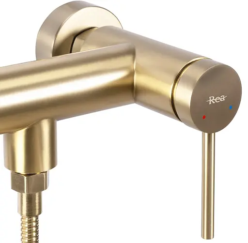 Смеситель для душа Rea Clif brushed gold REA-B4243 Золотой - фото 2