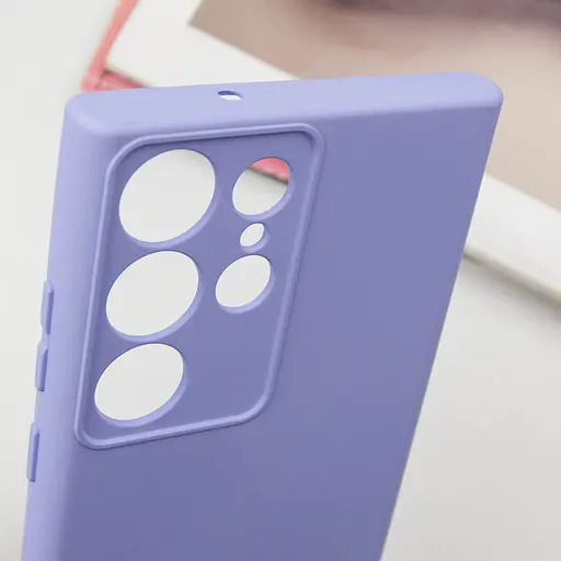Чехол Silicone Cover Lakshmi Full Camera (AA) для Samsung Galaxy S25 Ultra Сиреневый / Dasheen - фото 5