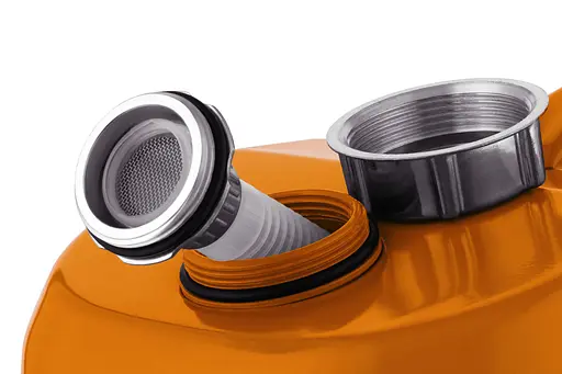 Канистра для топлива горизонтальная 2E 20 л Orange - фото 4
