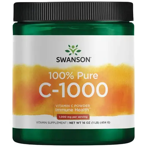 Витамины Swanson 100% Pure Vitamin C-1000 Powder 454 г