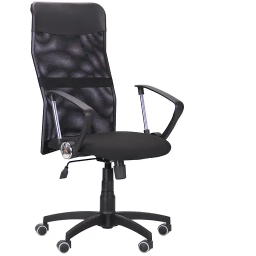 Кресло Ultra сиденье А-71/спинка Сеть черная, вставка Скаден черный