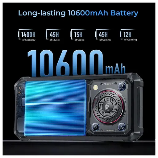 Смартфон Oukitel WP36 8/128GB Black - фото 6