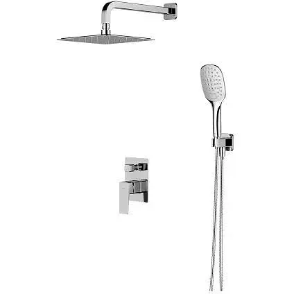 Душова система прихованого монтажу Omnires Parma chrome SYSPM10CR, Хром - фото 1