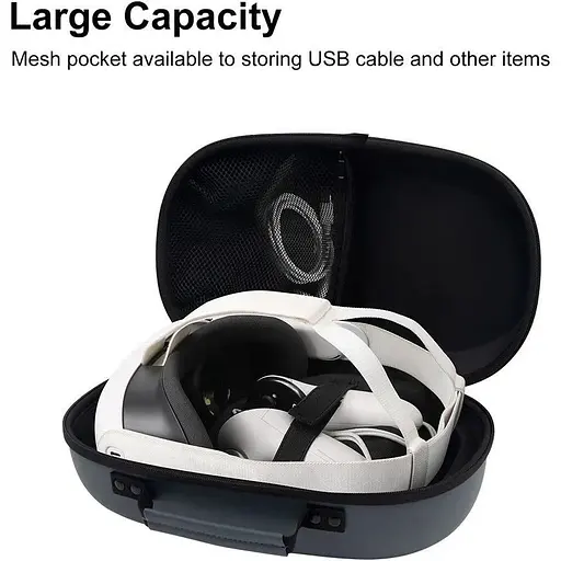 Кейс ALLOYSEED Carrying Case для Meta Quest 3/Quest 3S Gray D [139298] - фото 6