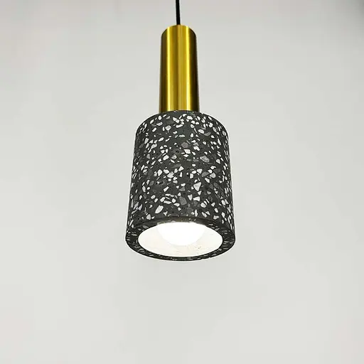 Підвіс MELODY із сірим бетонним плафоном в стилі Ар-деко Line.F MJ 164/1 BK - фото 4