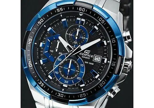 Сталеві чоловічі наручні годинники Casio оригінал Японія Edifice EFR-539D-1A2VUEF зі сталевим браслетом - фото 2