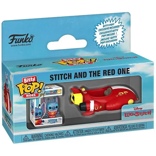 Игровая коллекционная фигурка Bitty POP! Ride - Стич в красном крейсере