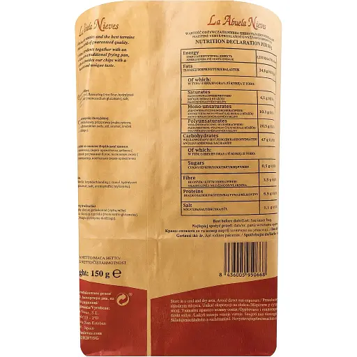 Чипси La Abuela Nieves зі смаком іберійської шинки 150 г (915647) - фото 2