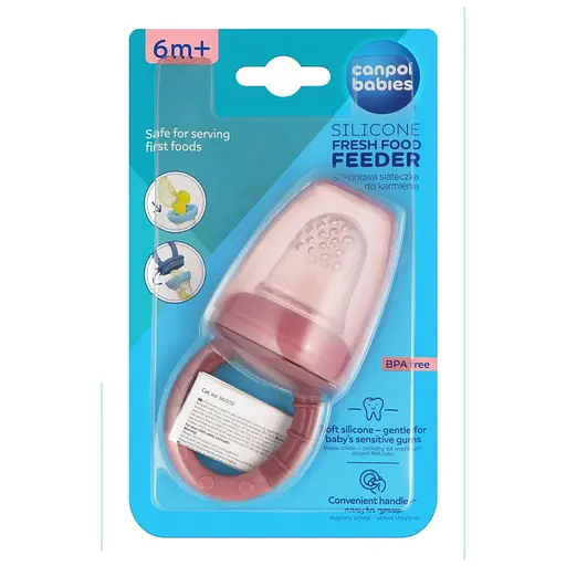 Ніблер Canpol babies силіконовий для годування рожевий (56/010_pin) - фото 4