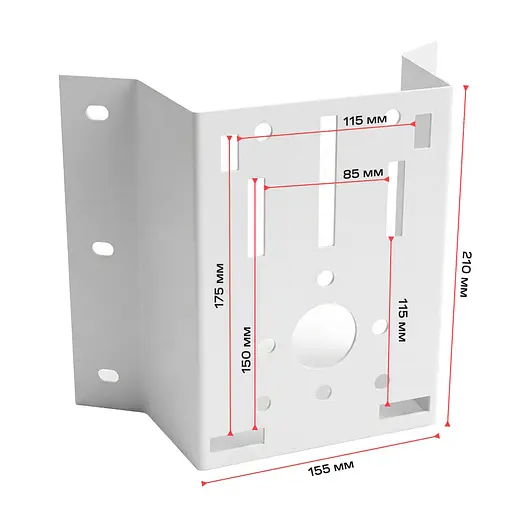Кронштейн для видеокамеры Light Vision VLC-210BR CORNER угловой монтаж (75-00314) - фото 7