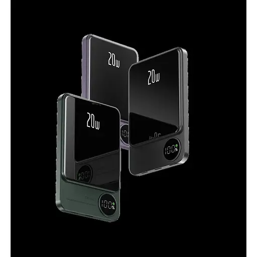 Повербанк MagSafe Power Bank Q9 с беспроводной зарядкой для iPhone 10000 mAh 20W Black - фото 6