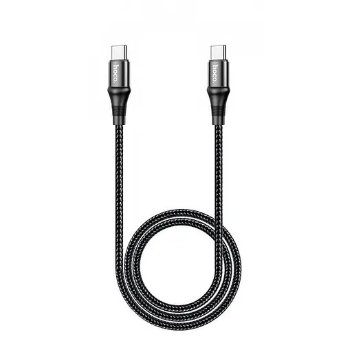 Зарядный кабель Hoco X50 Exquisito Type-C to Type-C 100W черный 1 м