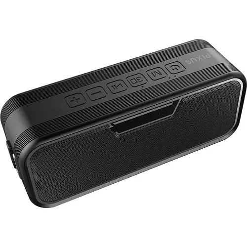 Акустична система Pixus Rave, Black, 40 Вт (2 x 20 Вт), Bluetooth 5.0 (TWS), AUX, microSD, Type-C, 2500 mAh, IPX7 (4897058531459) - фото 3