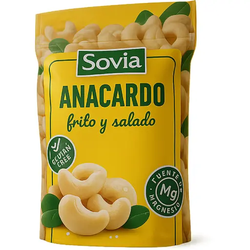 Кеш'ю Sovia Anacardo смажений солений 150 г