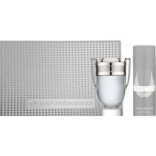 Набор Paco Rabanne Invictus 100 мл туалетная вода 150 мл дезодорант - фото 1