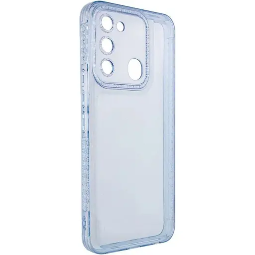 Чехол Epik TPU Starfall Clear для Tecno Spark 8C Голубой