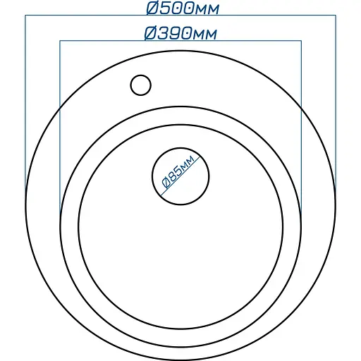 Кухонна мийка Romzha Elegancia Seda (602) - фото 2