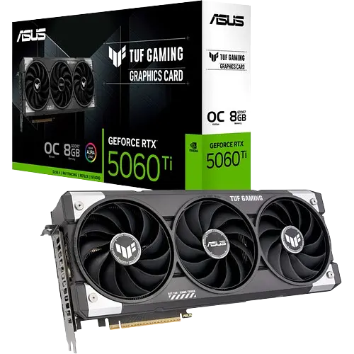 Видеокарта GeForce RTX 5060 Ti 8GB Asus TUF Gaming OC (TUF-RTX5060TI-O8G-GAMING)