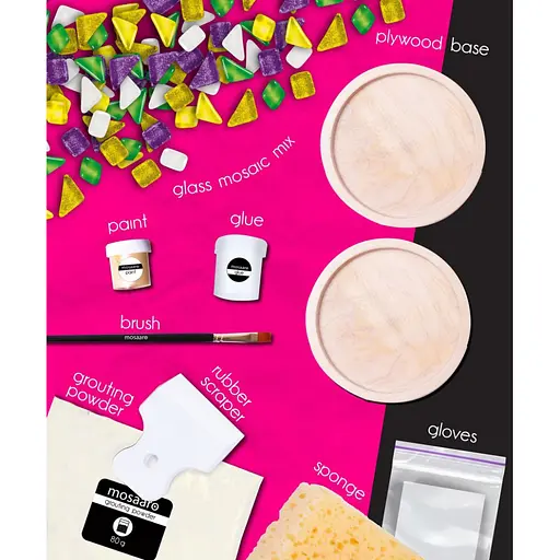 Дитячий набір для творчості кришталева мозаїка Підставка для чашок Mosaaro MA1001 - фото 3