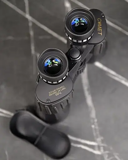 Бінокль Comet PRO 10х50 ПП7740 BaK-4 з FMC-покриттям Чорний - фото 2