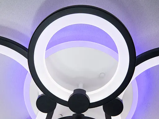 Светодиодная люстра смарт светильник с пультом, димером, 100W - фото 4