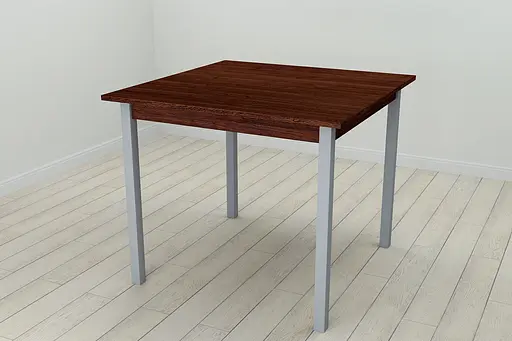 Стіл кухонний Ferrum-decor Дієго 75x80x80 Сірий ДСП Венге 16мм (FRD-105616)