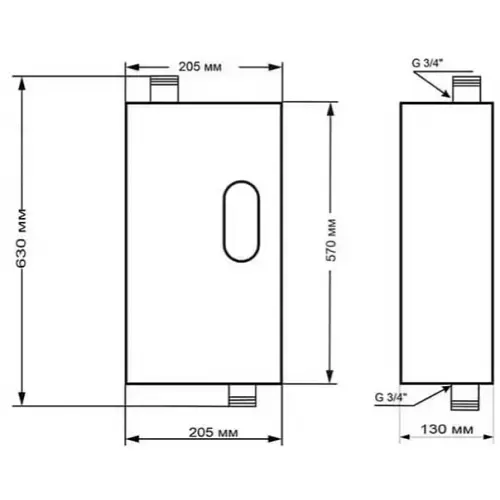 Электрический котел Warmly WCS PREMIUM 4,5 кВт 220/380В симистор Philips (Ps24145) - фото 3