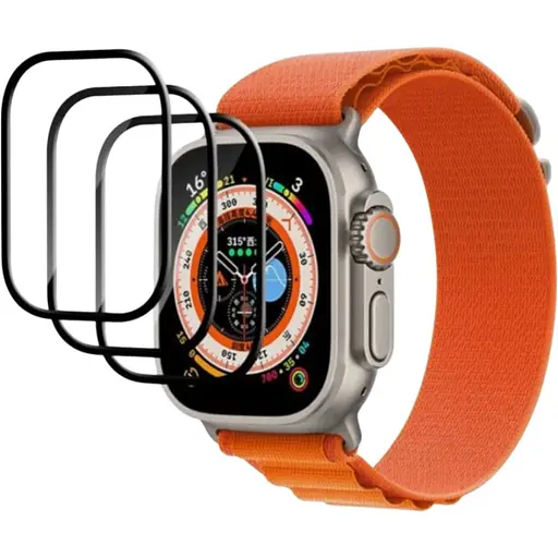 Захисна плівка DK CDK для Apple Watch Ultra 49mm (Series 1 / 2) Composite Film box 3 шт. (014945) (black)