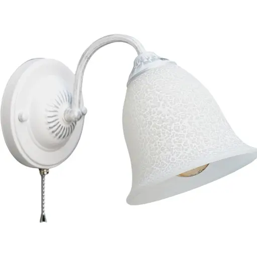 Классическое бра Brille в спальню BKL-691W/1 E27 WT+SL