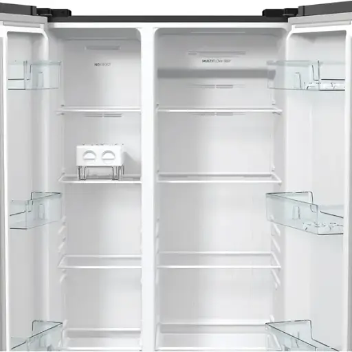 Холодильник Gorenje SBS 179х67х92 см 2 двери 356(191) л А++ NF+ внешний дисплей черный - фото 10