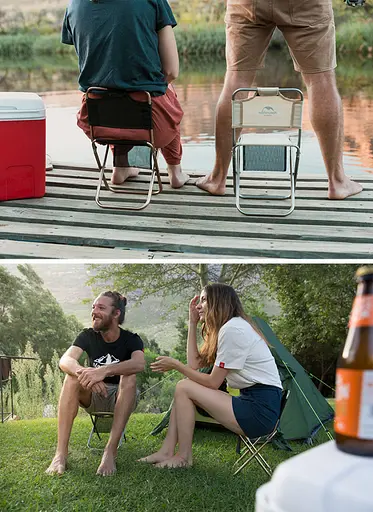 Раскладной стул со спинкой Naturehike MZ01 NH18M001-Z (Хаки) - фото 5