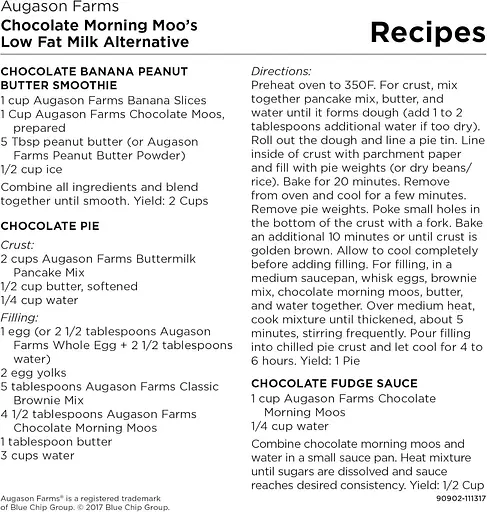 Соєве шоколадне молоко нежирне сублімоване з великим терміном придатності до 20 років Augason farms, 67 порцій (101102) - фото 4