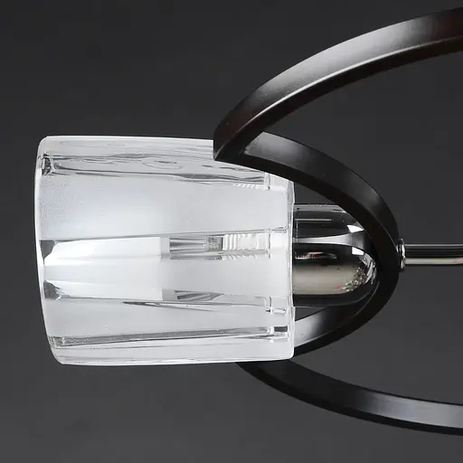 Люстра стельова Brille класична E14 40W CH (LK-282C/3) - фото 2