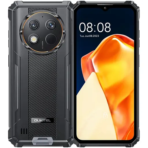Смартфон Oukitel G1 6.5`HD+ /6GB/256GB/ T606 /10600mAh/48+5Мп/ IP69K /NFC Черный