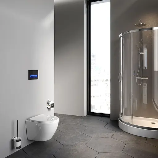 Унитаз подвесной AquaSpin Am.Pm Like с сиденьем микролифт белый CLA1900SC, Белый - фото 11