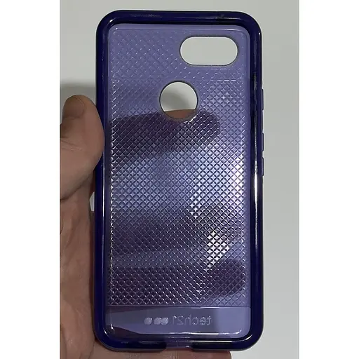 Оригінальний протиударний чохол Tech21 Evo Check для Google Pixel 3 (5.5") Ultra Violet Purple - фото 5