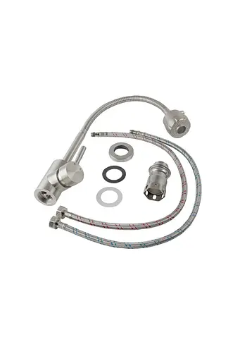 Змішувач для кухні гнучкий вилив Platinum BG6 (8611) нержавіюча сталь - фото 2