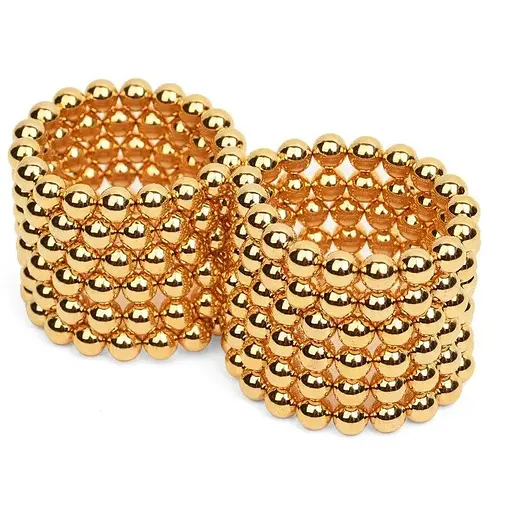 Магнітна розвивальна іграшка кульки на магніті NeoCube gold 5 мм