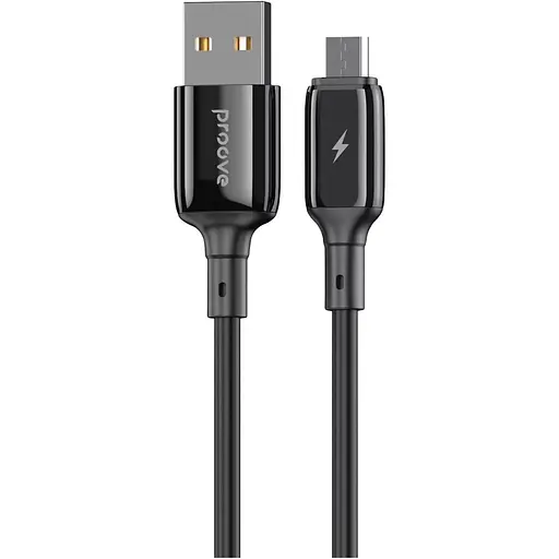 Кабель Proove Flex Metal USB-A to Micro-USB 2.4A 1m Black (CCFM20001301) [130333]