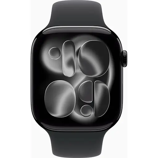 Смарт-годинник Apple Watch Series 11 GPS 46mm Jet Black Aluminium Case with Black Sport Band - M/L (MEUX4RK/A) - фото 2