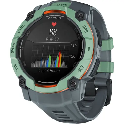 Смарт-годинник Garmin Instinct 3 AMOLED 50 мм Neo Tropic with Twilight Band (010-03020-01) [125569]