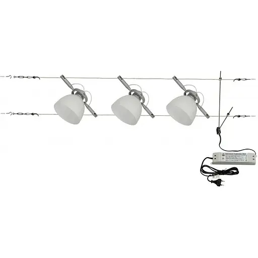 Светильник струнный поворотный Brille HTL-78/3 White система 176249