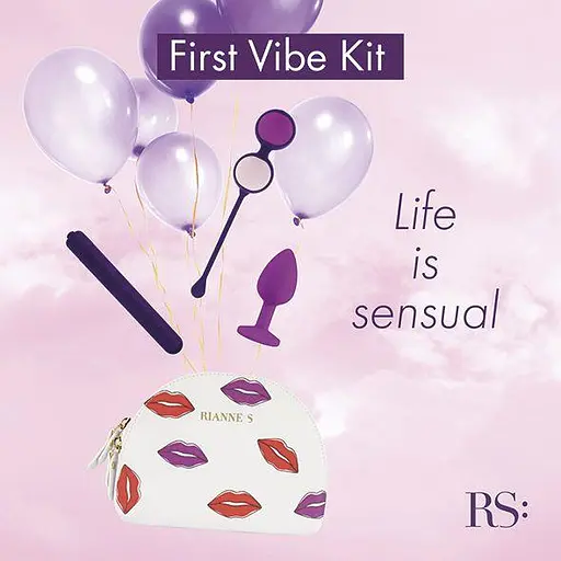 Набір секс-іграшок Rianne S Essentials First Vibe Kit 3 шт. фіолетовий - фото 5