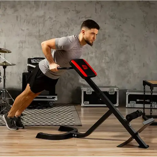 Лавка для гіперекстензії Hop-Sport HS-1018 з упорою - фото 4