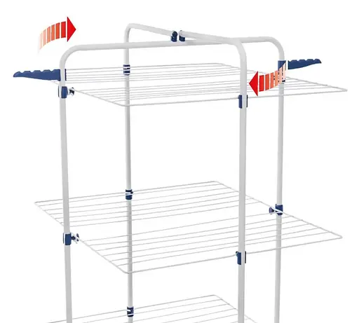 Сушарка для білизни підлогова Casa Si Athletic 4 White (CS92186E04) - фото 10