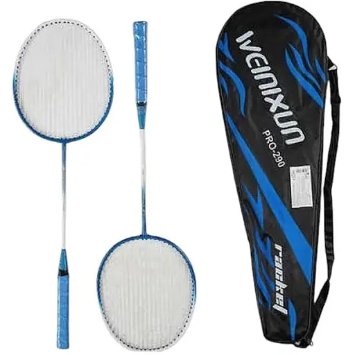 Набір для бадмінтону TK Sport, 2 ракетки з металевим каркасом, у чохлі C70205 (В асортименті)
